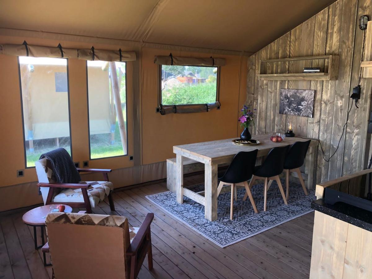 De Hazelaarshof Luxe Glampingtent Bij Natuurgebied De Millingerwaard Kekerdom Ngoại thất bức ảnh