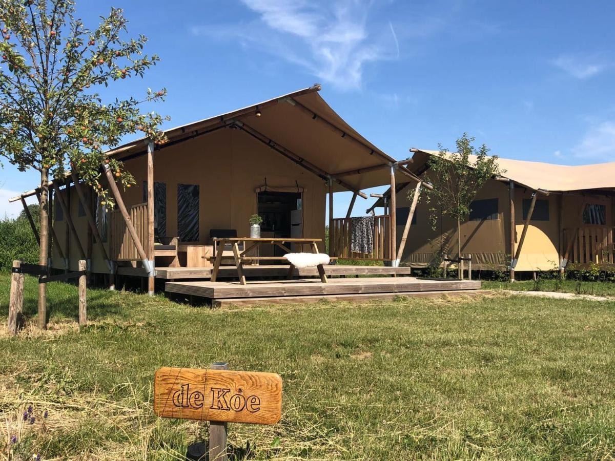 De Hazelaarshof Luxe Glampingtent Bij Natuurgebied De Millingerwaard Kekerdom Ngoại thất bức ảnh