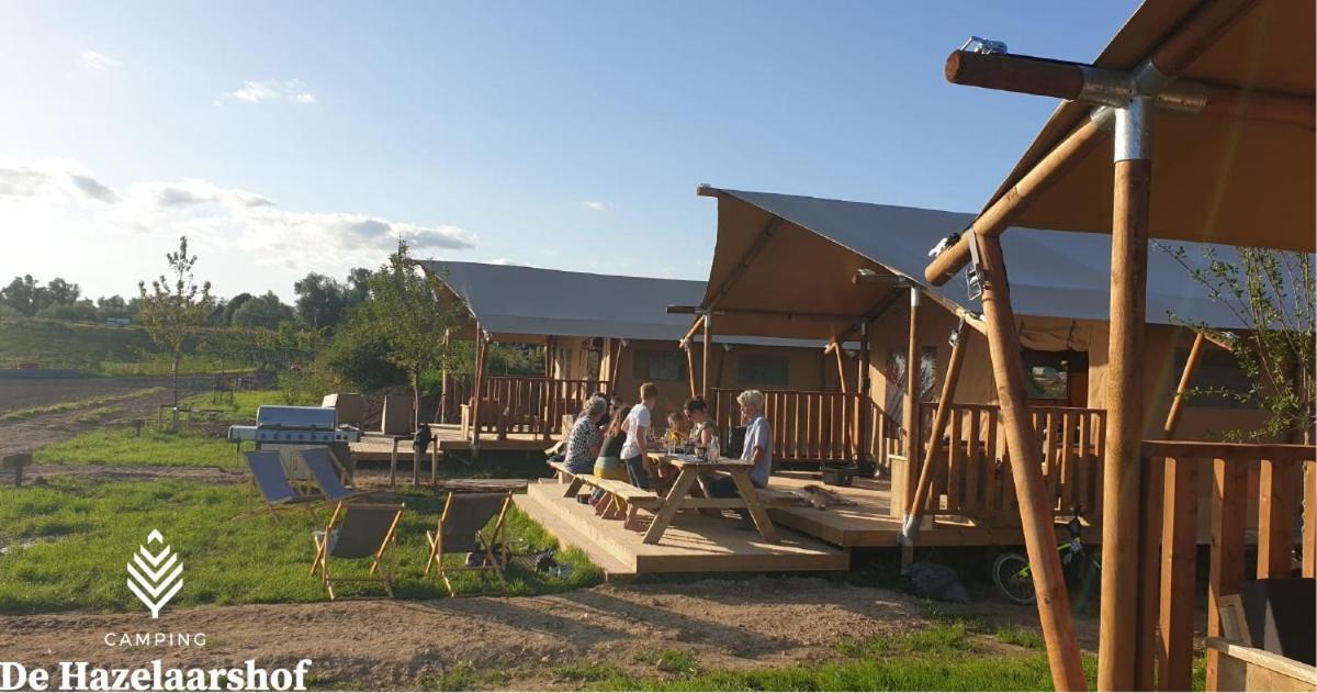 De Hazelaarshof Luxe Glampingtent Bij Natuurgebied De Millingerwaard Kekerdom Ngoại thất bức ảnh